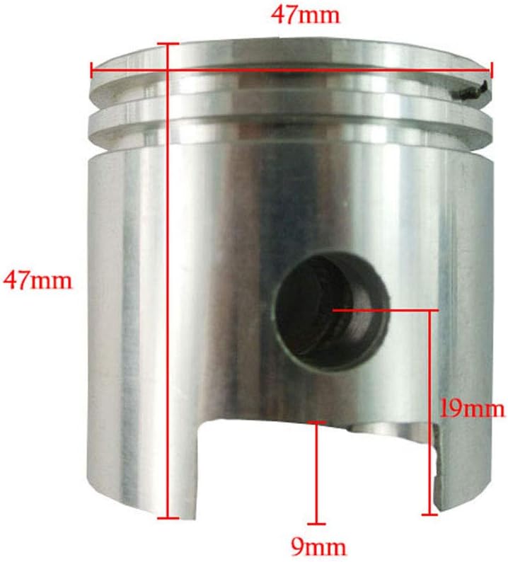 sthus Cylinder&Piston&Pin Clips Wrist&Gasket Set Fit 80cc Motorized Bicycle Bike Motor - Image 4